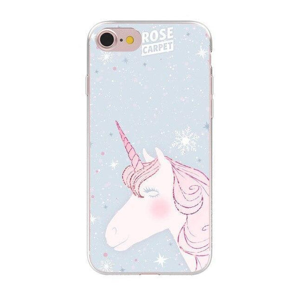 Rose Carpet Unicorn iPhone Case